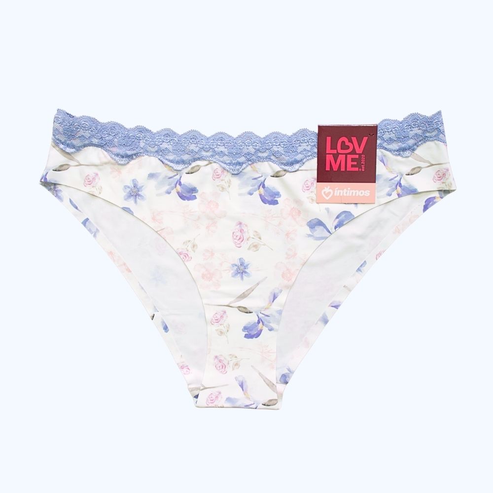 PANTY SIN COSTURA CON DETALLE DE ENCAJE LV224P