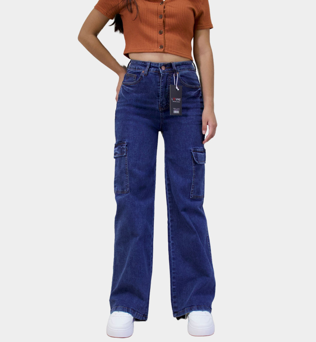 PANTALÓN CARGO LISO LV242514 OFF