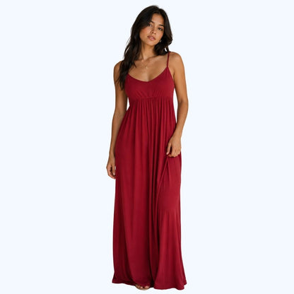 VESTIDO LARGO DE TIRANTES LV2726