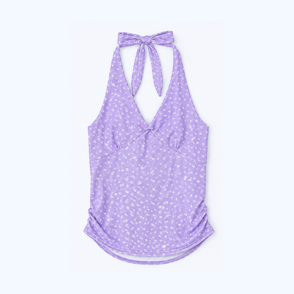 BLUSA CON ESTAMPADO FLOREADO SIN MANGAS LV2731