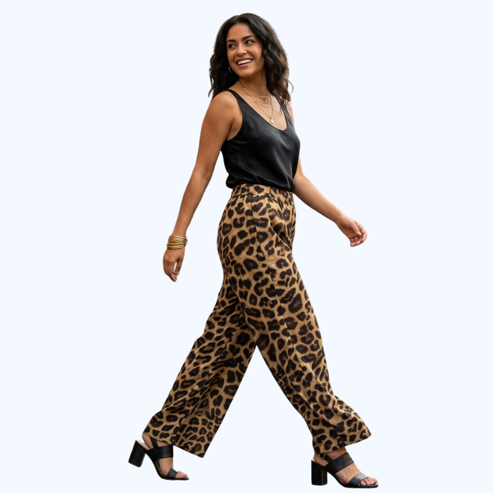 PANTALÓN LISO CINTURA ELÁSTICA LV2746