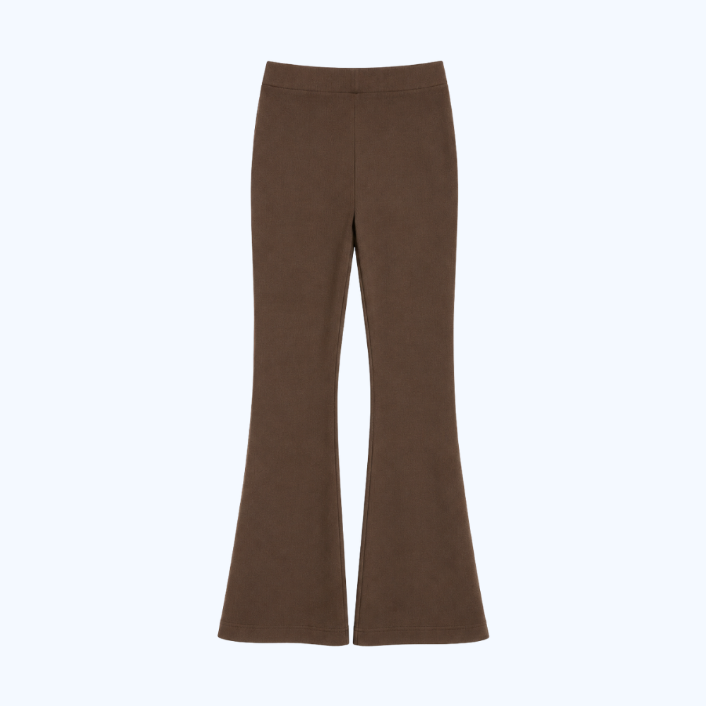 PANTALÓN ACAMPANADO CON TEXTURA LV2762
