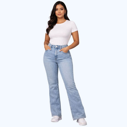 JEANS ACAMPANADO CLARO LV5152