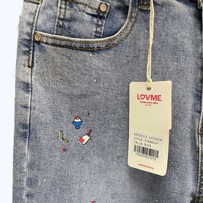 JEANS DETALLES "PINTADOS" LV5162