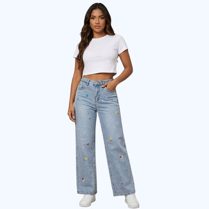 JEANS DETALLES "PINTADOS" LV5162