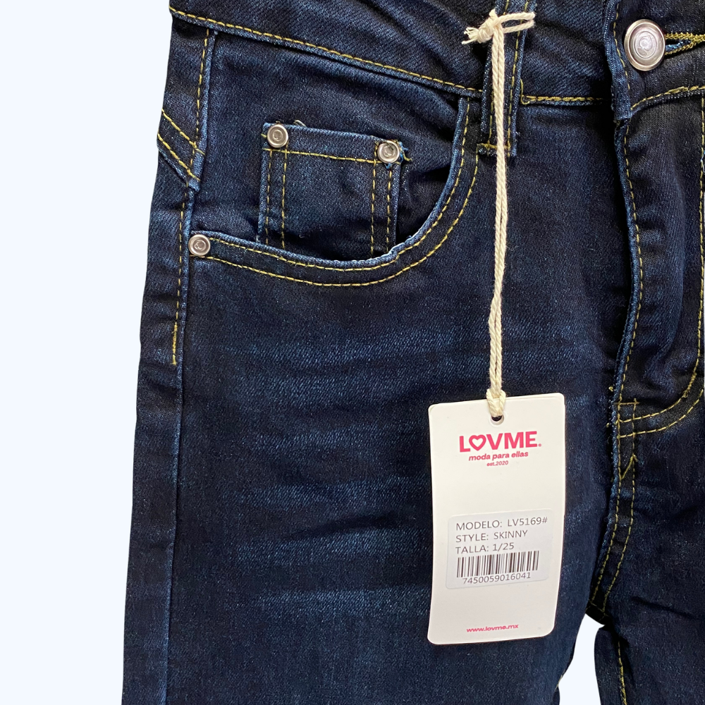 JEANS SKINNY OSCURO LV5169