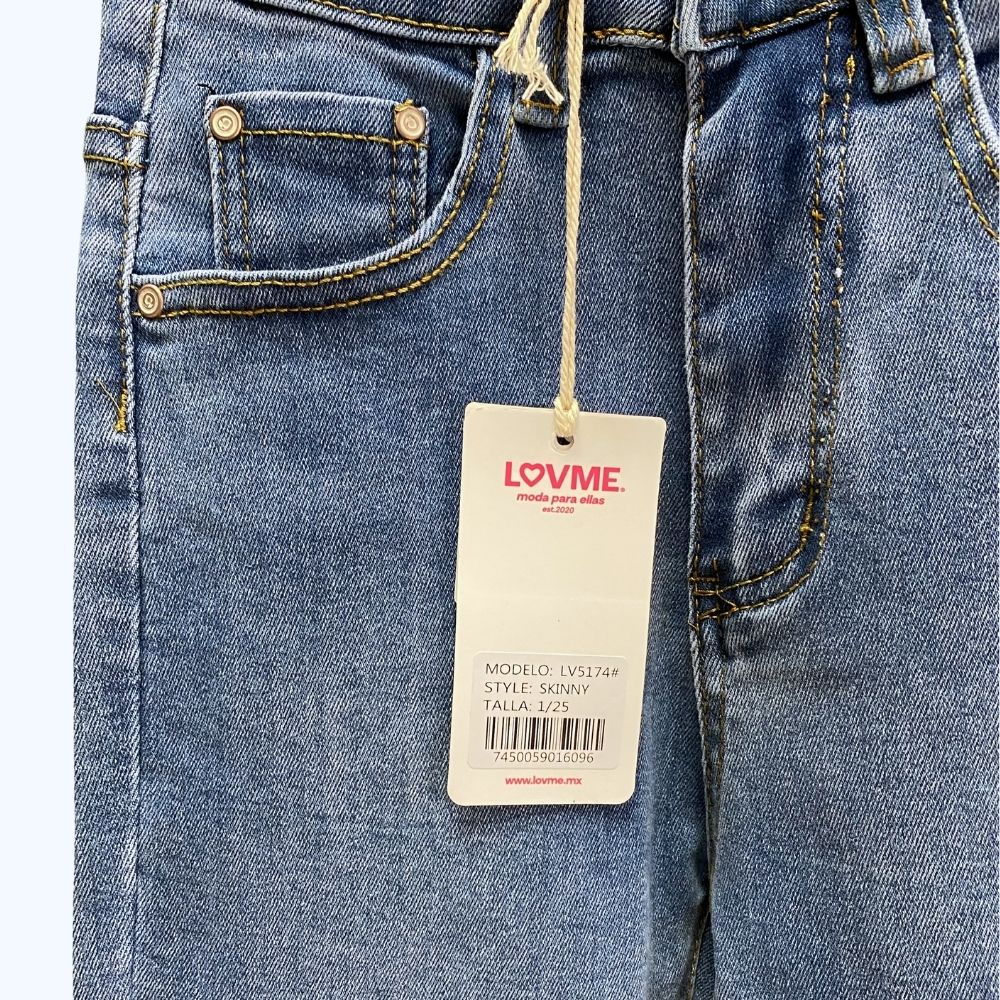 JEANS SKINNY DETALLE ESTRELLA LV5174