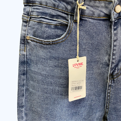 JEANS SKINNY TIRO ALTO LV5178