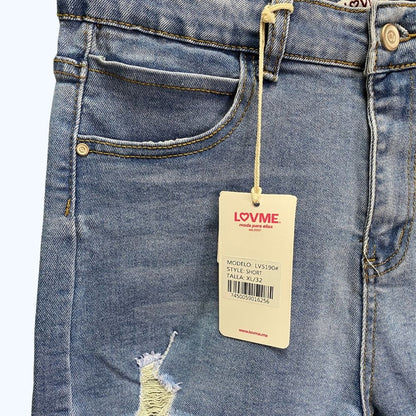 SHORT CON RASGADOS LV5190