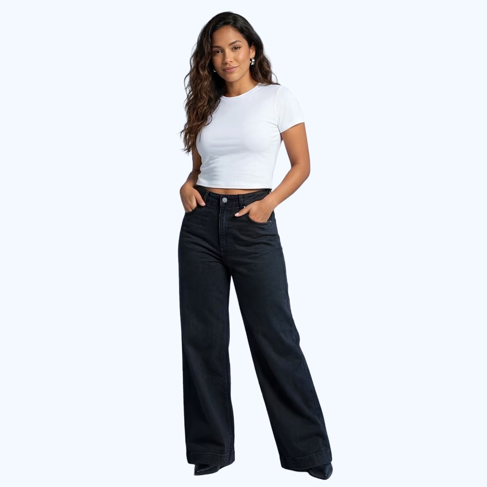JEANS NEGRO ESTILO RECTO LV5310