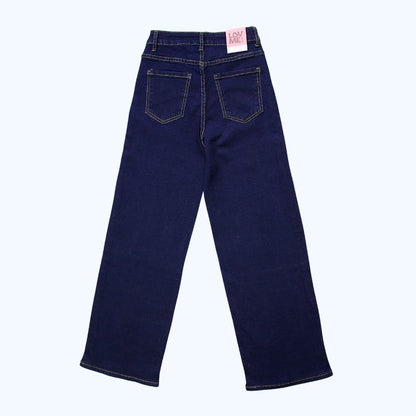 JEANS CON DETALLES DE PEDRERÍA Y CORAZONES LV5313