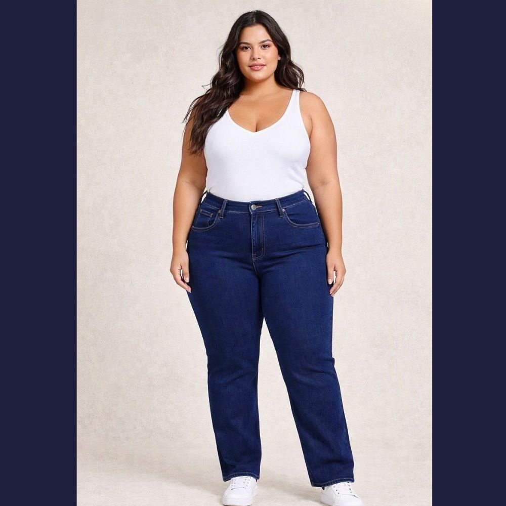 JEANS SKINNY LISO TALLA EXTRA LV5329X