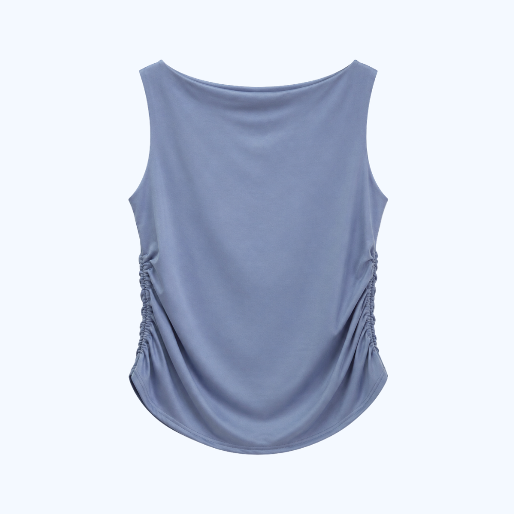 BLUSA DETALLES DE FRUNCIDO  LV9242