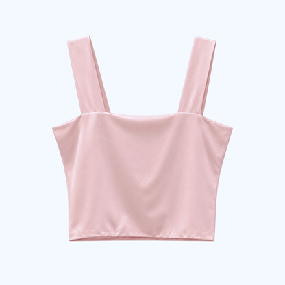 BLUSA CORTA DE TIRANTES ANCHOS LV9244