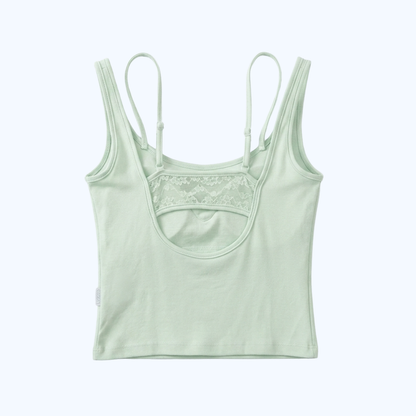 BLUSA CON DOBLE TIRANTE LV9255