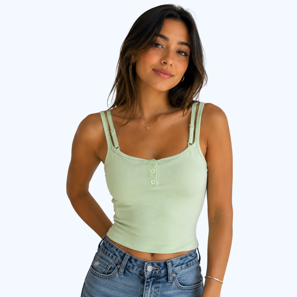 BLUSA CON DOBLE TIRANTE LV9255