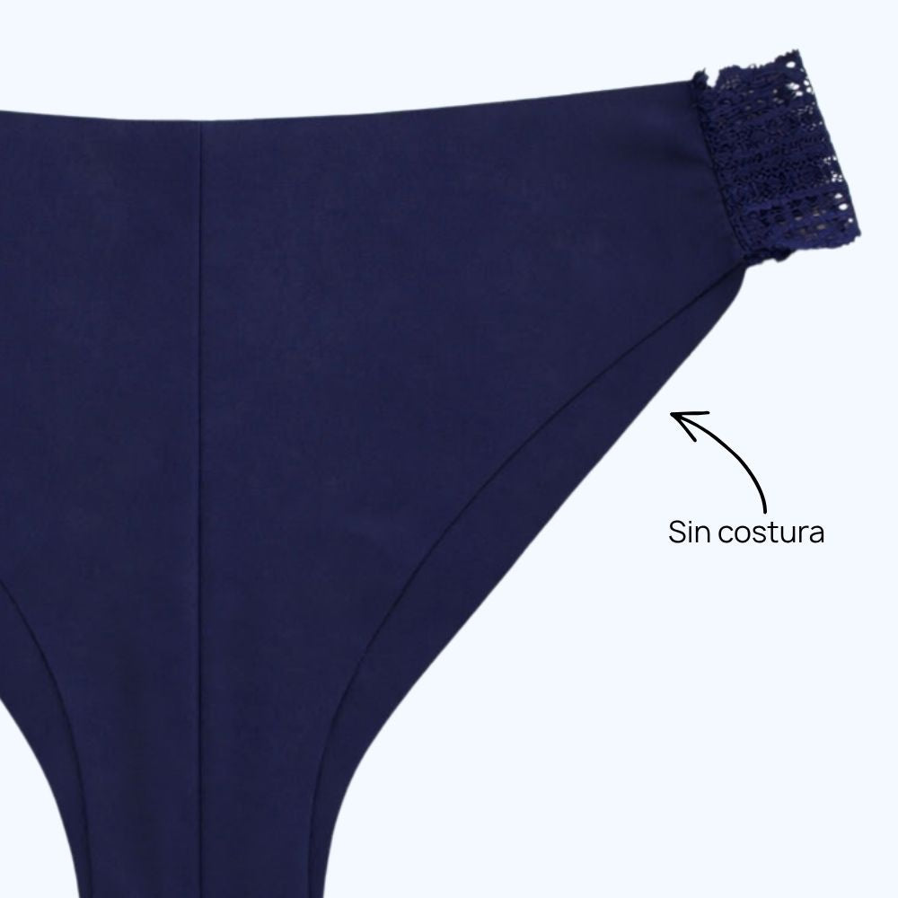 PANTY SIN COSTURA DETALLE DE ENCAJE PI6676P
