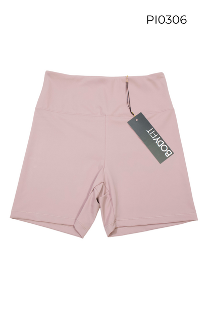 SHORT SPORT LISO CINTURA ALTA PI0306