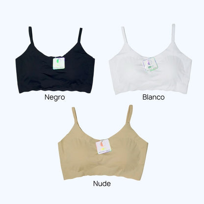 BRALETTE SIN VARILLA BÁSICO YYQ78