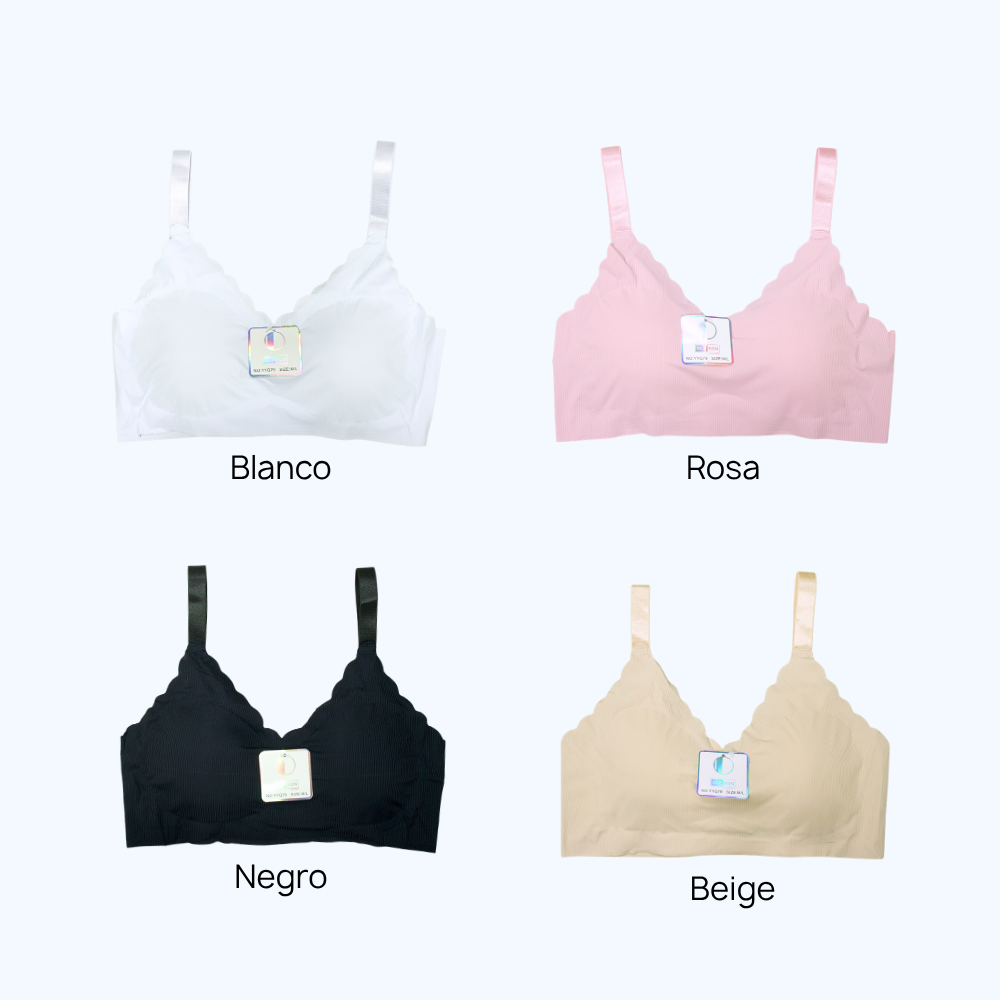 BRALETTE SIN COSTURA BORDES CURVOS YYQ79