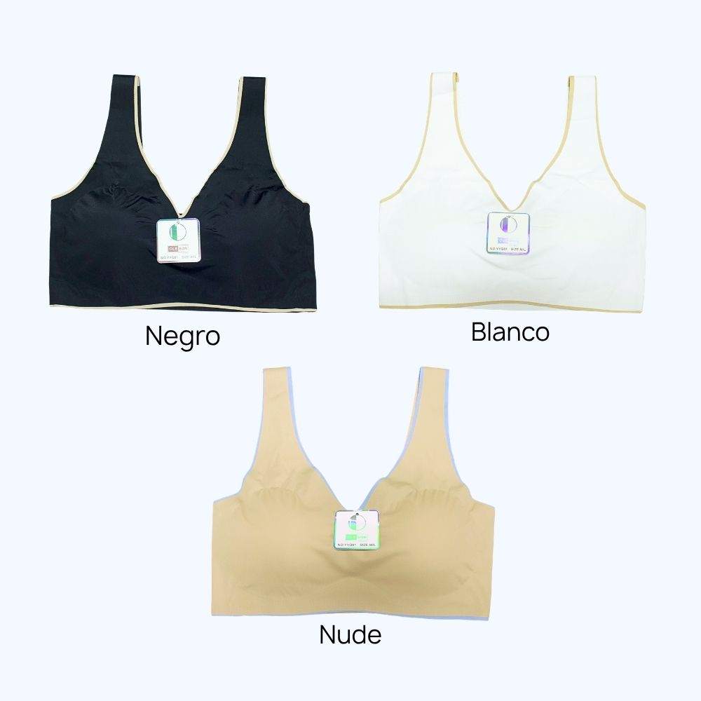 BRALETTE SIN VARILLA TIRANTES GRUESOS YYQ81
