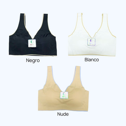 BRALETTE SIN VARILLA TIRANTES GRUESOS YYQ81