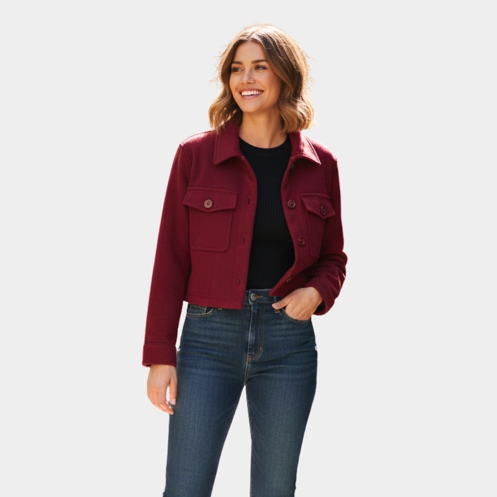 ABRIGO CORTO DE BOTONES LV2608