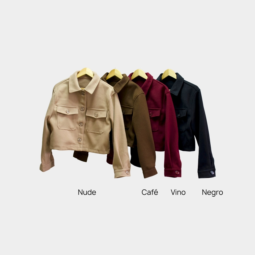 ABRIGO CORTO DE BOTONES LV2608