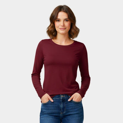 PLAYERA MANGA LARGA AFELPADA LV769 OFF