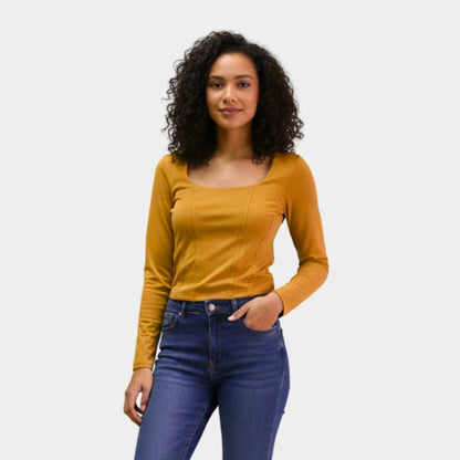 BLUSA CUELLO CUADRADO LV3373