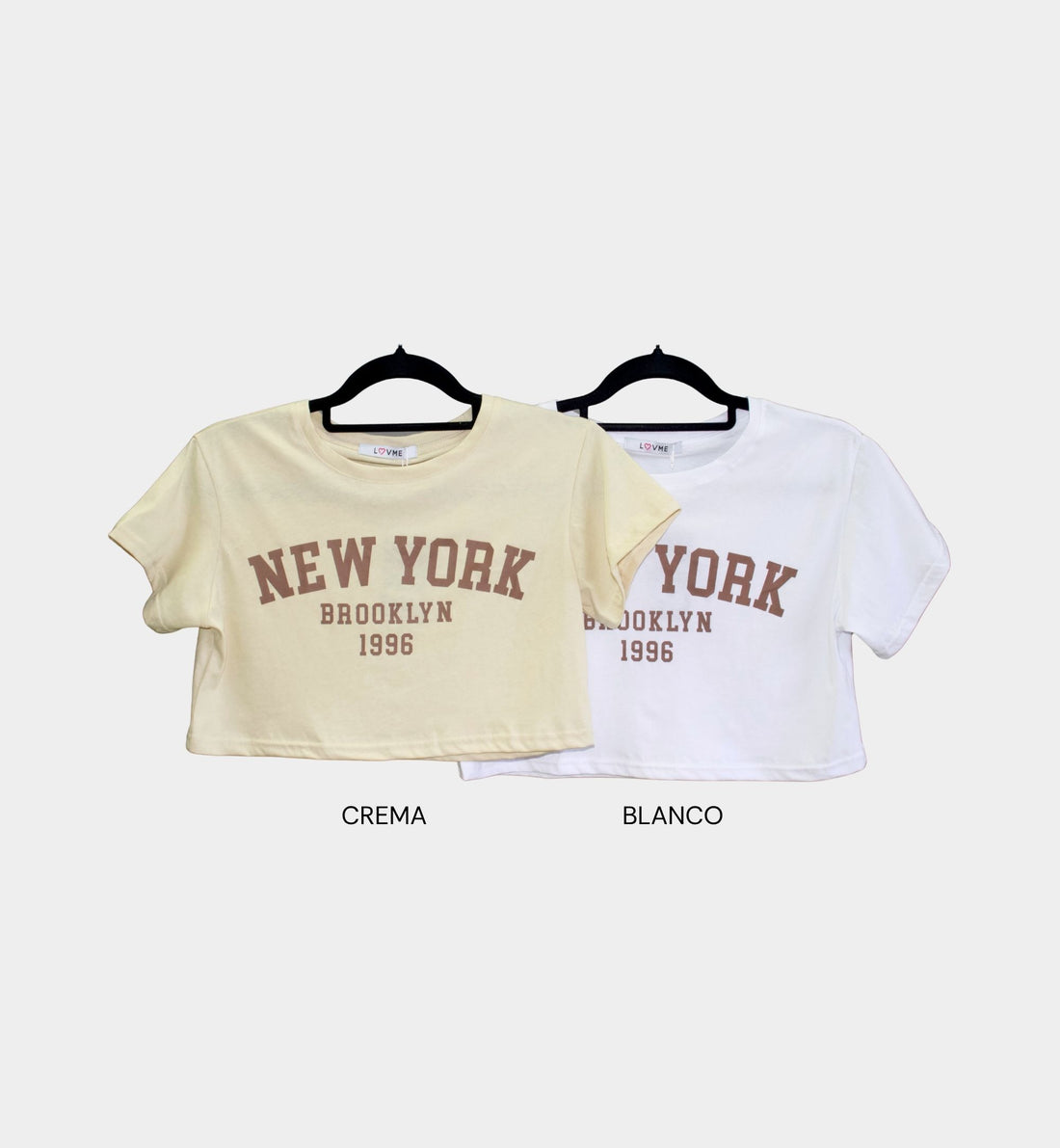 BLUSA CROP TOP &quot;NEW YORK&quot; LV5633