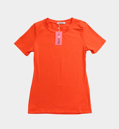 BLUSA CUELLO REDONDO MANGA CORTA LV962