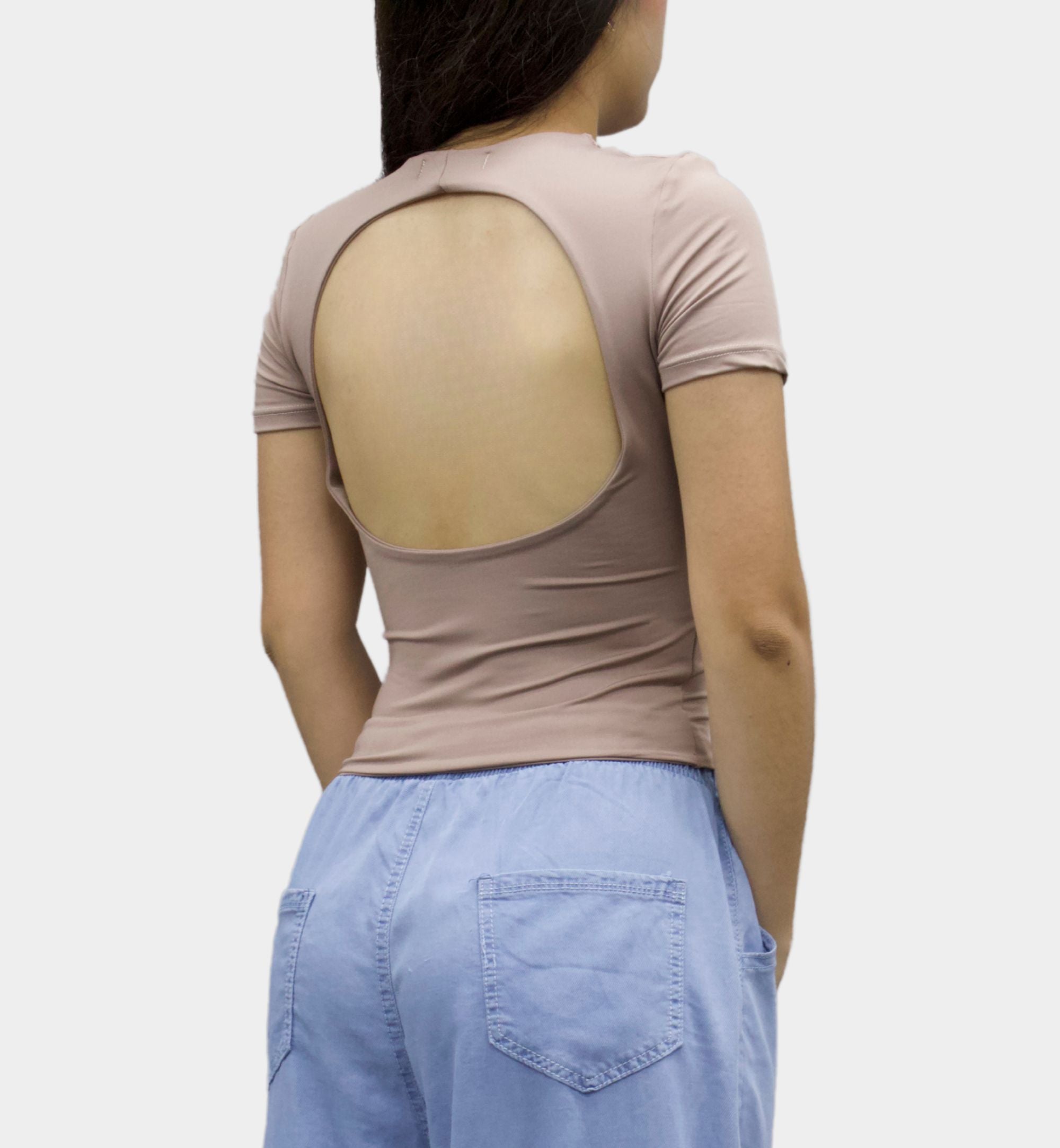 BLUSA ESCOTE CIRCULAR EN ESPALDA LV11251B