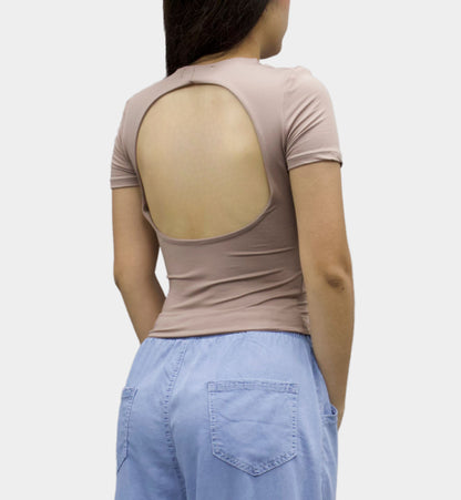 BLUSA ESCOTE CIRCULAR EN ESPALDA LV11251B