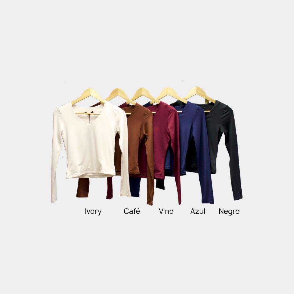 BLUSA CUELLO V LV2562