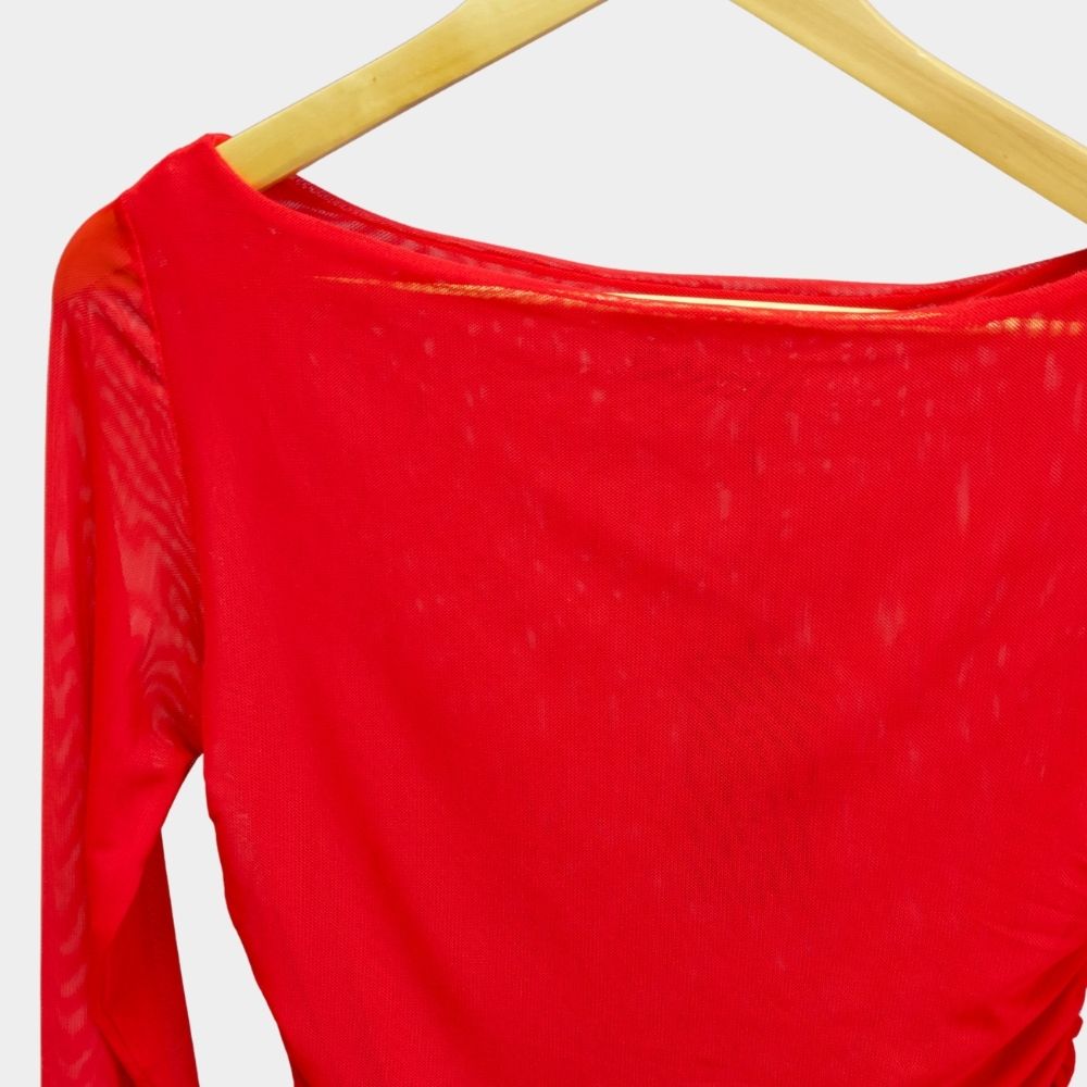 BLUSA DE MESH MANGA LARGA LV2547