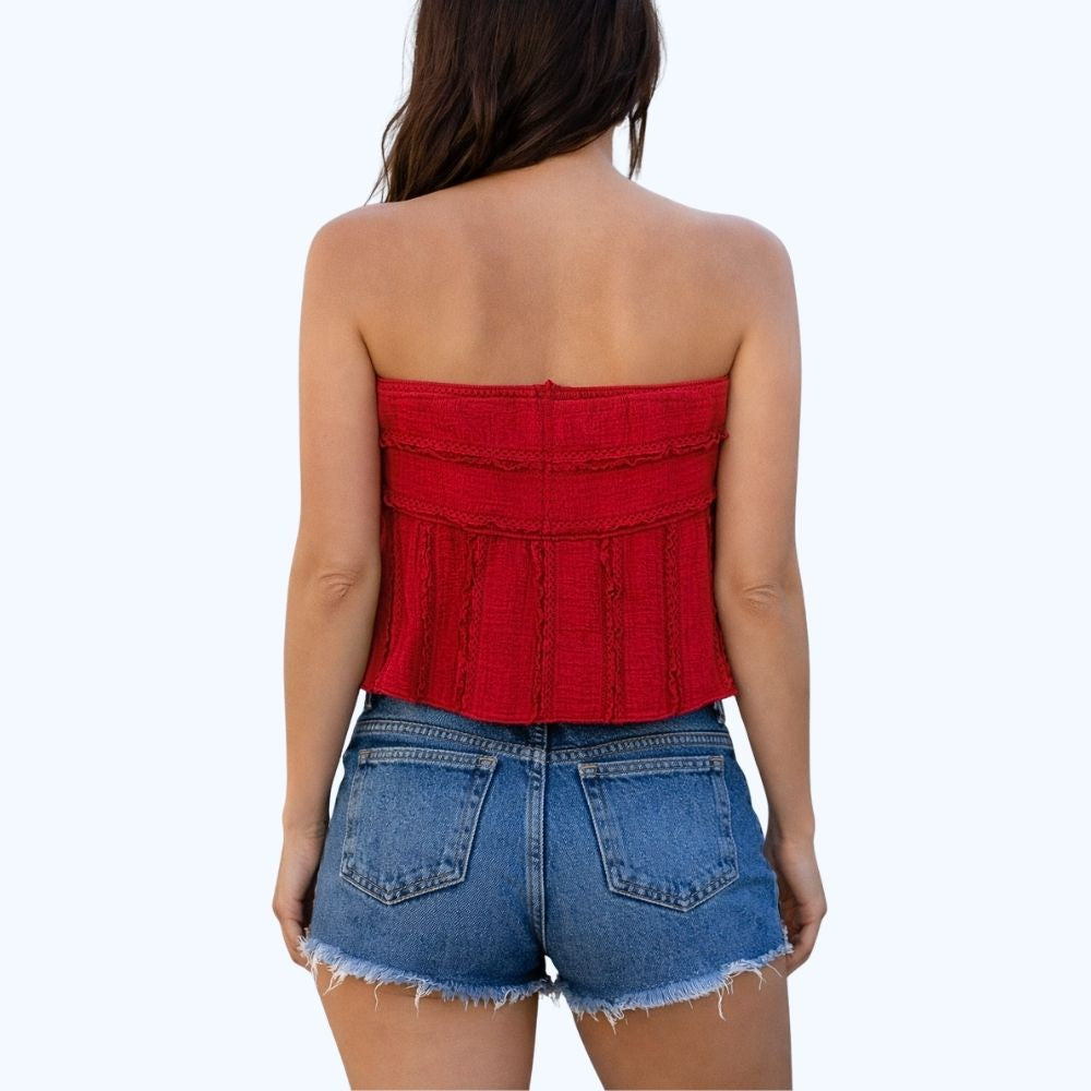 BLUSA STRAPLESS BOHEMIA LV2716