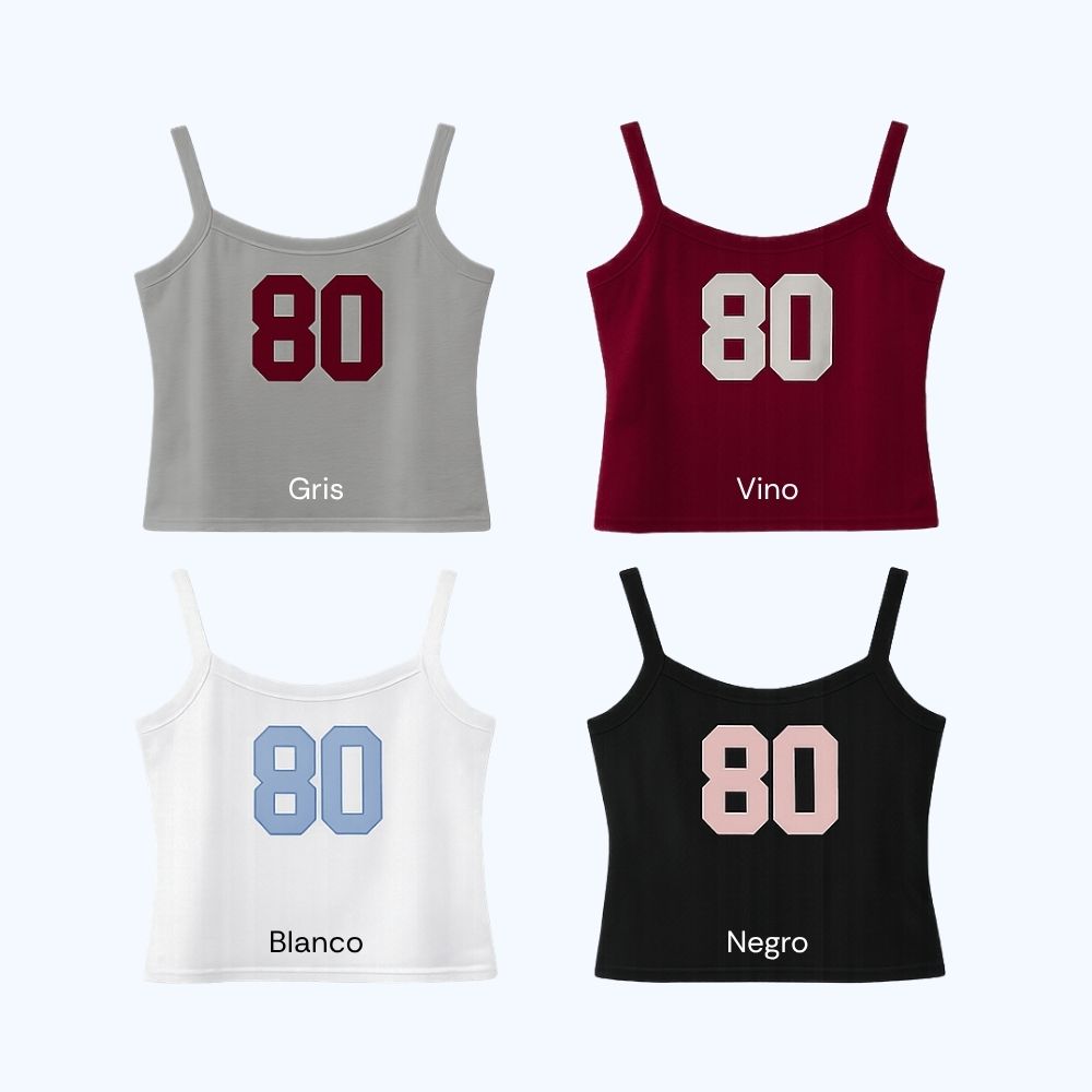 BLUSA TIRANTES "80" LV2719