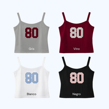 BLUSA TIRANTES "80" LV2719