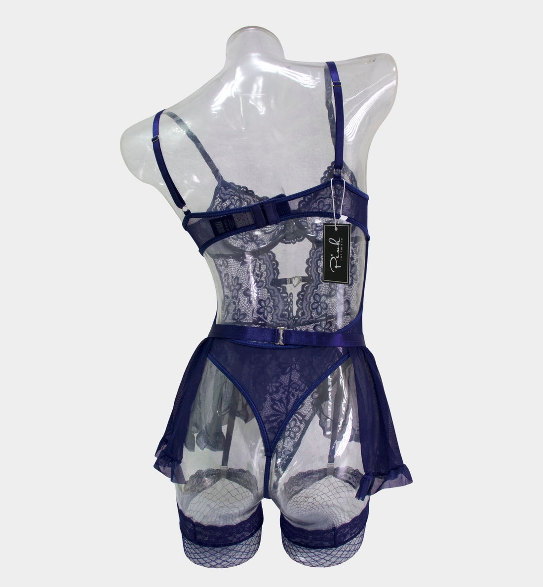 BODY DE ENCAJE Y MESH 7173
