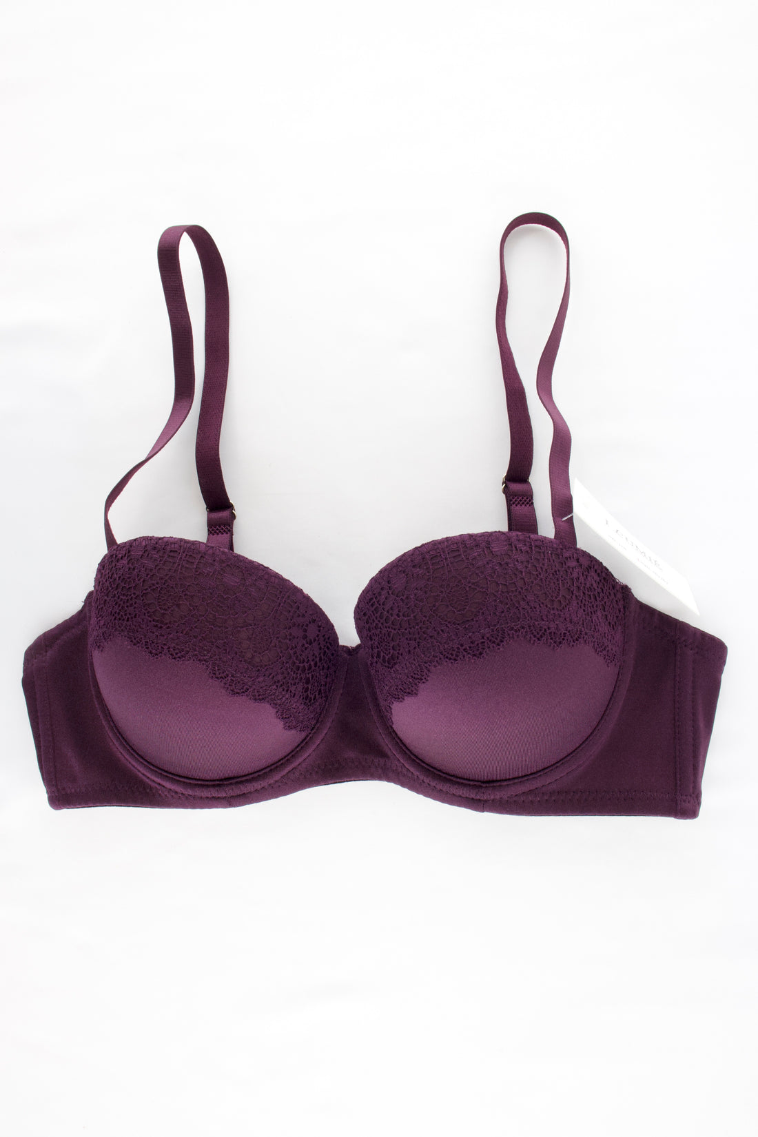 BRASSIER MEDIA COPA CON PUSH-UP Y DETALLE DE ENCAJE IB7287