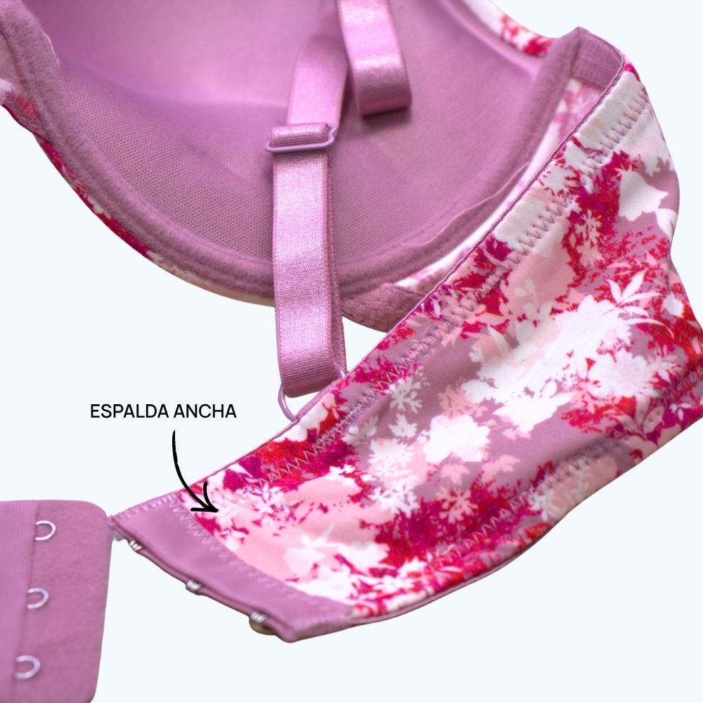 BRASSIER DOBLE PUSUP ESTAMPADO IB1914P