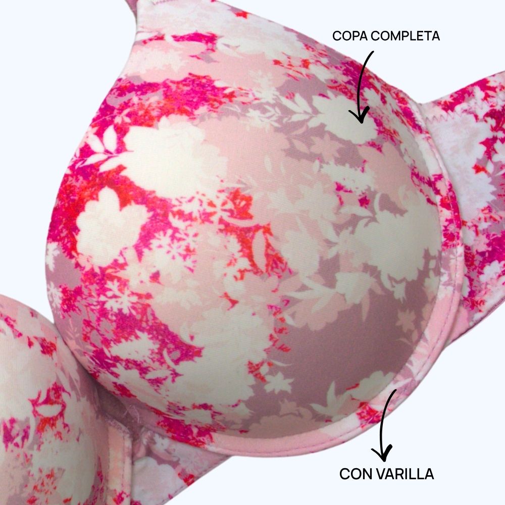 BRASSIER DOBLE PUSUP ESTAMPADO IB1914P