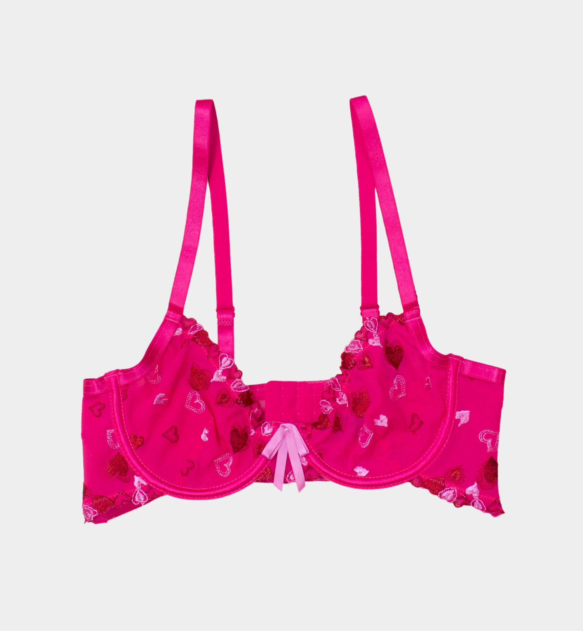 BRALETTE MESH CORAZONES BORDADOS 68866