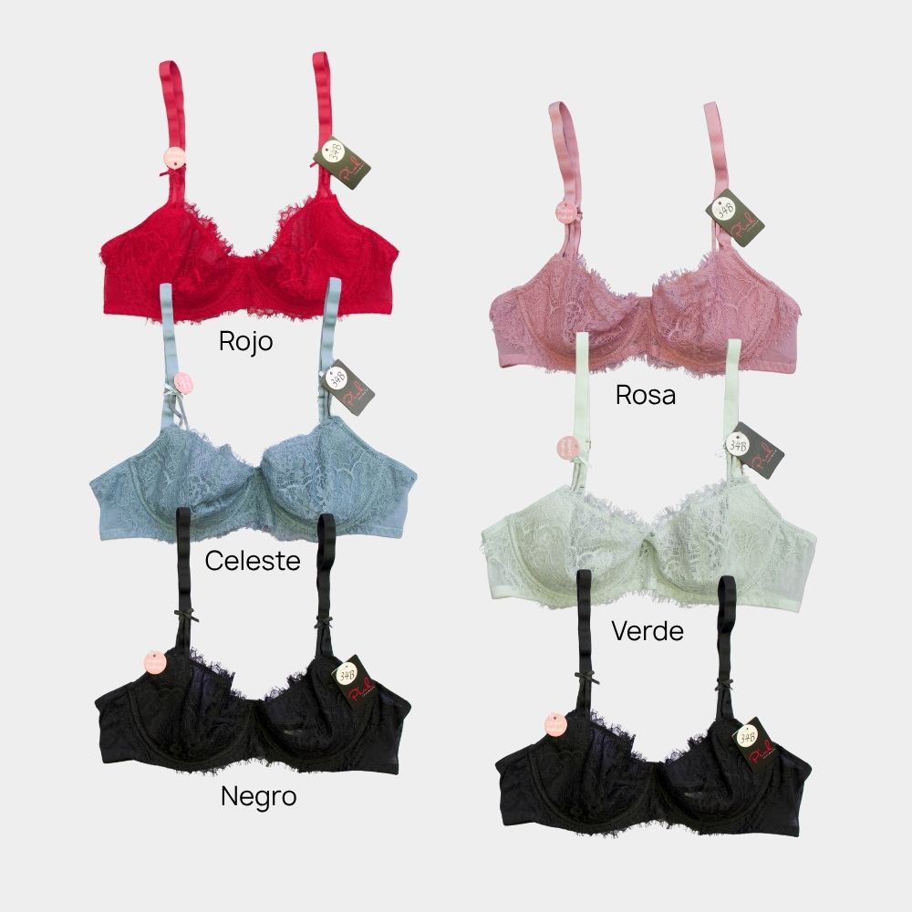 BRALETTE DE ENCAJE PI1119B