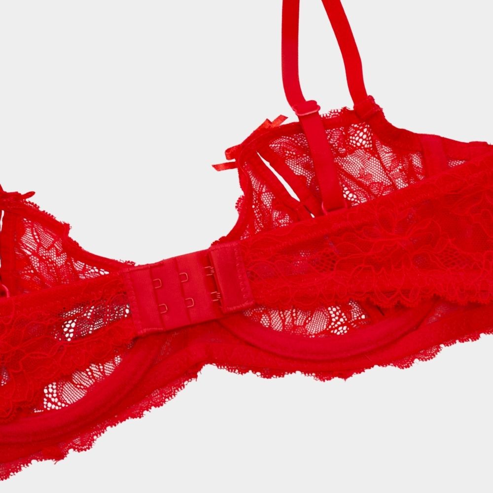 BRALETTE DE ENCAJE Y LAZOS 68103