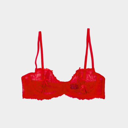 BRALETTE DE ENCAJE Y LAZOS 68103