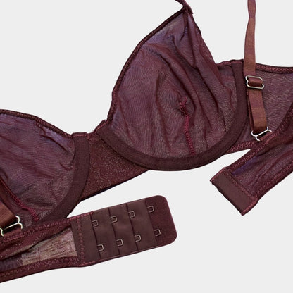 BRALETTE MESH Y BRILLO PI185B