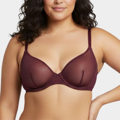 BRALETTE MESH Y BRILLO PI185B