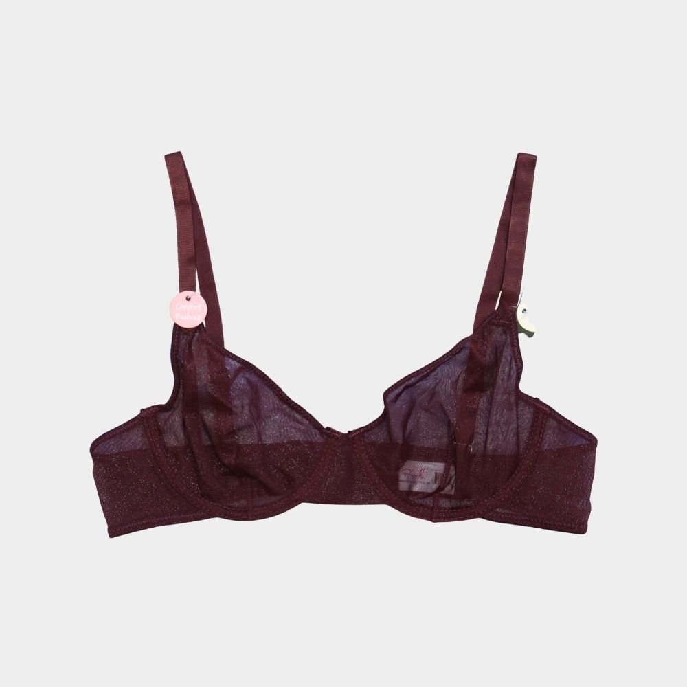 BRALETTE MESH Y BRILLO PI185B